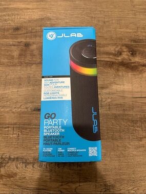 JLab Go Party Portable Bluetooth Speaker - unopened